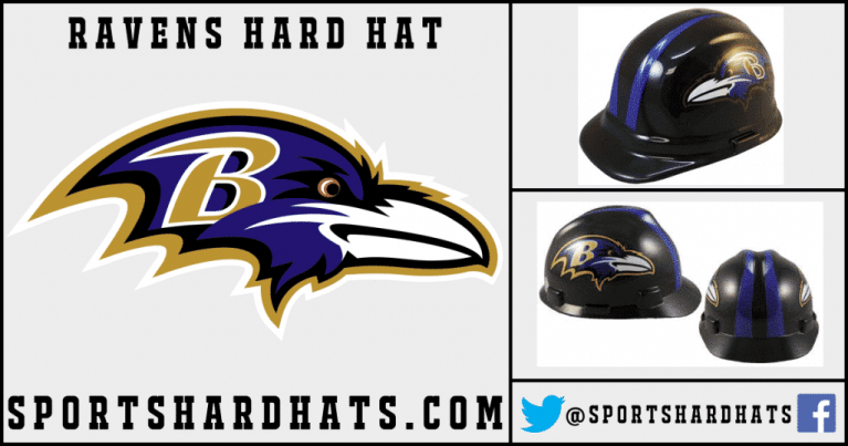 Ravens Hard Hat, NFL Hard Hats, Sports Hard Hats, OSHA Hard Hats, ANSI Hard Hats