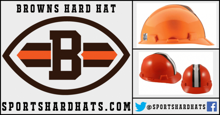 Browns Hard Hat, NFL Hard Hats, Sports Hard Hats, OSHA Hard Hats, ANSI Hard Hats