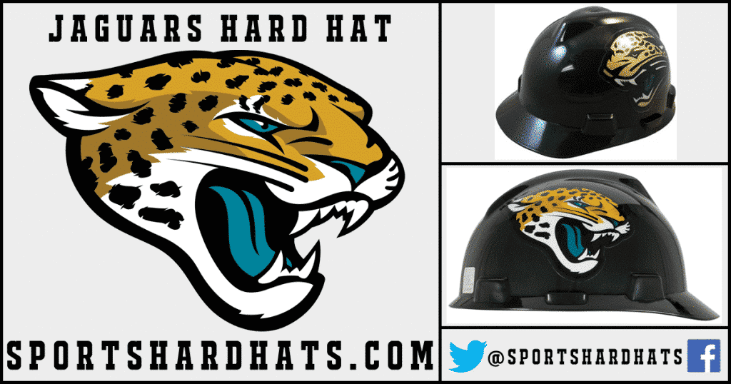 Jaguars Hard Hat, NFL Hard Hats, Sports Hard Hats, OSHA Hard Hats, ANSI Hard Hats