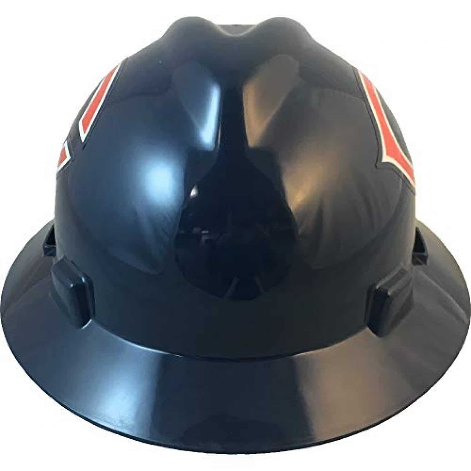 MSA 10194747 NFL VGard Full Brim Hard Hat, Chicago Bears Sports Hard