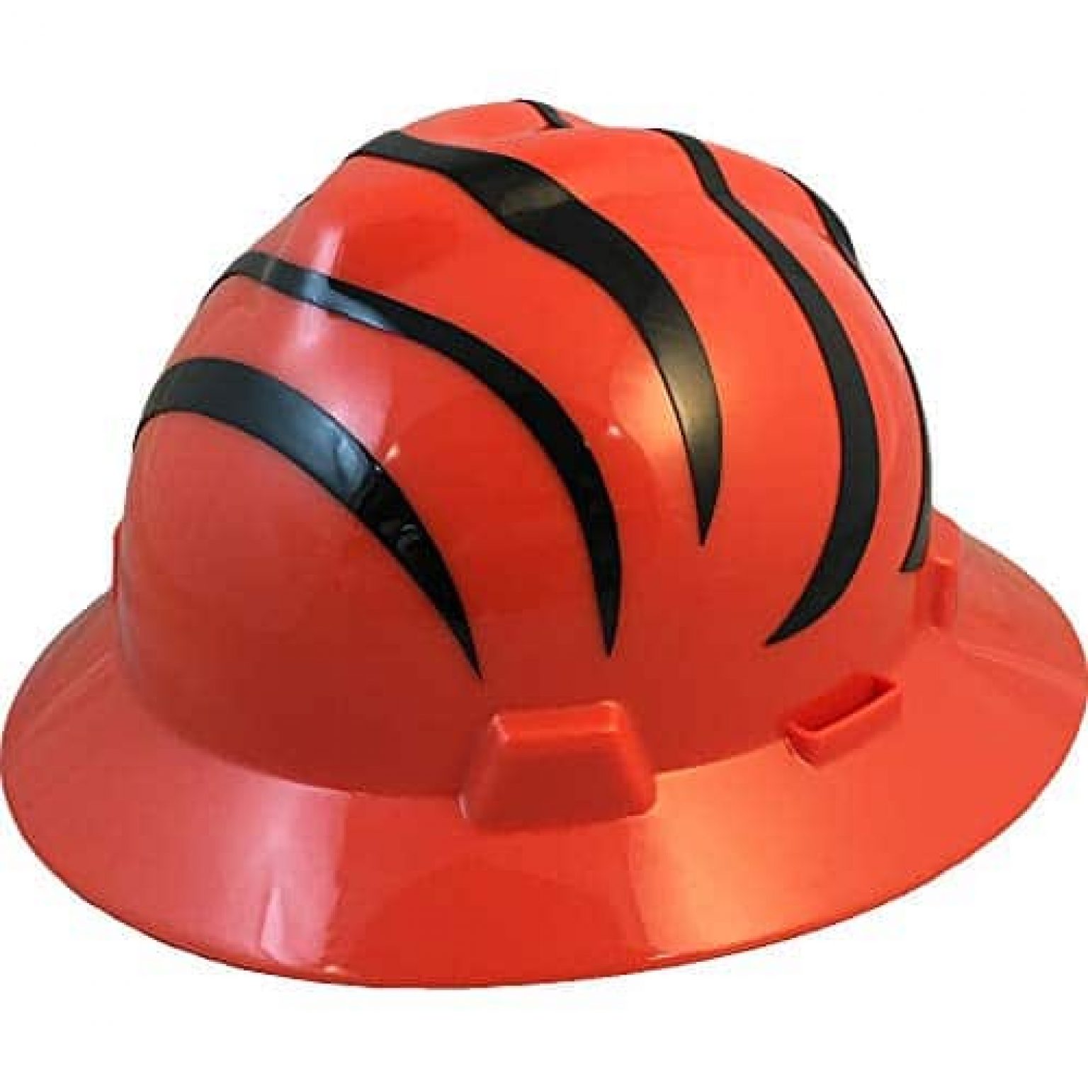 MSA 10194748 NFL VGard Full Brim Hard Hat, Cincinnati Bengals Sports