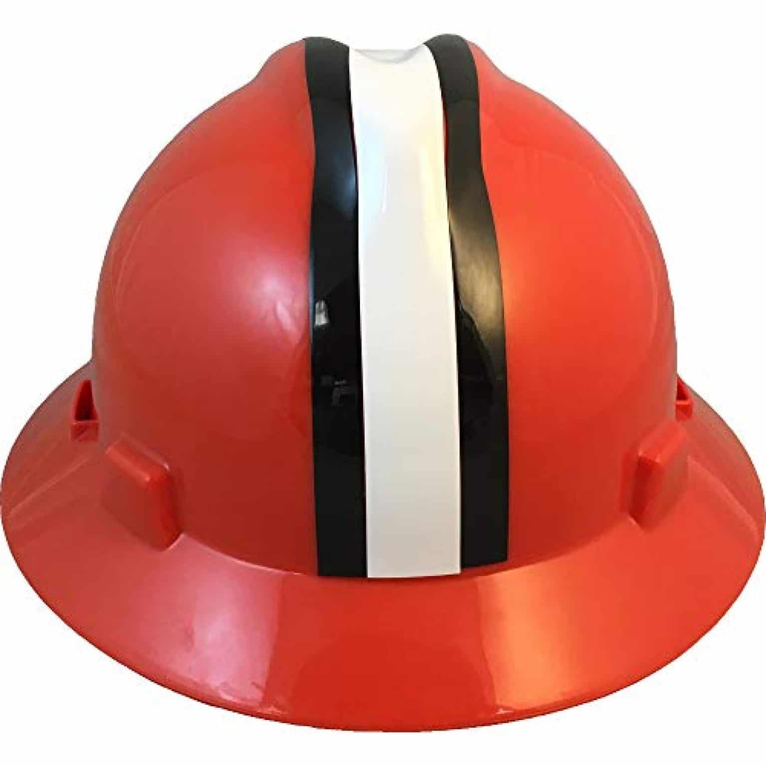 MSA 10194749 NFL VGard Full Brim Hard Hat, Cleveland Browns, Standard