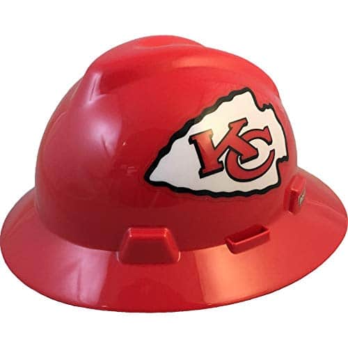 Kansas City Chiefs Hard Hats, NFL Hard Hats, Custom Hard Hats