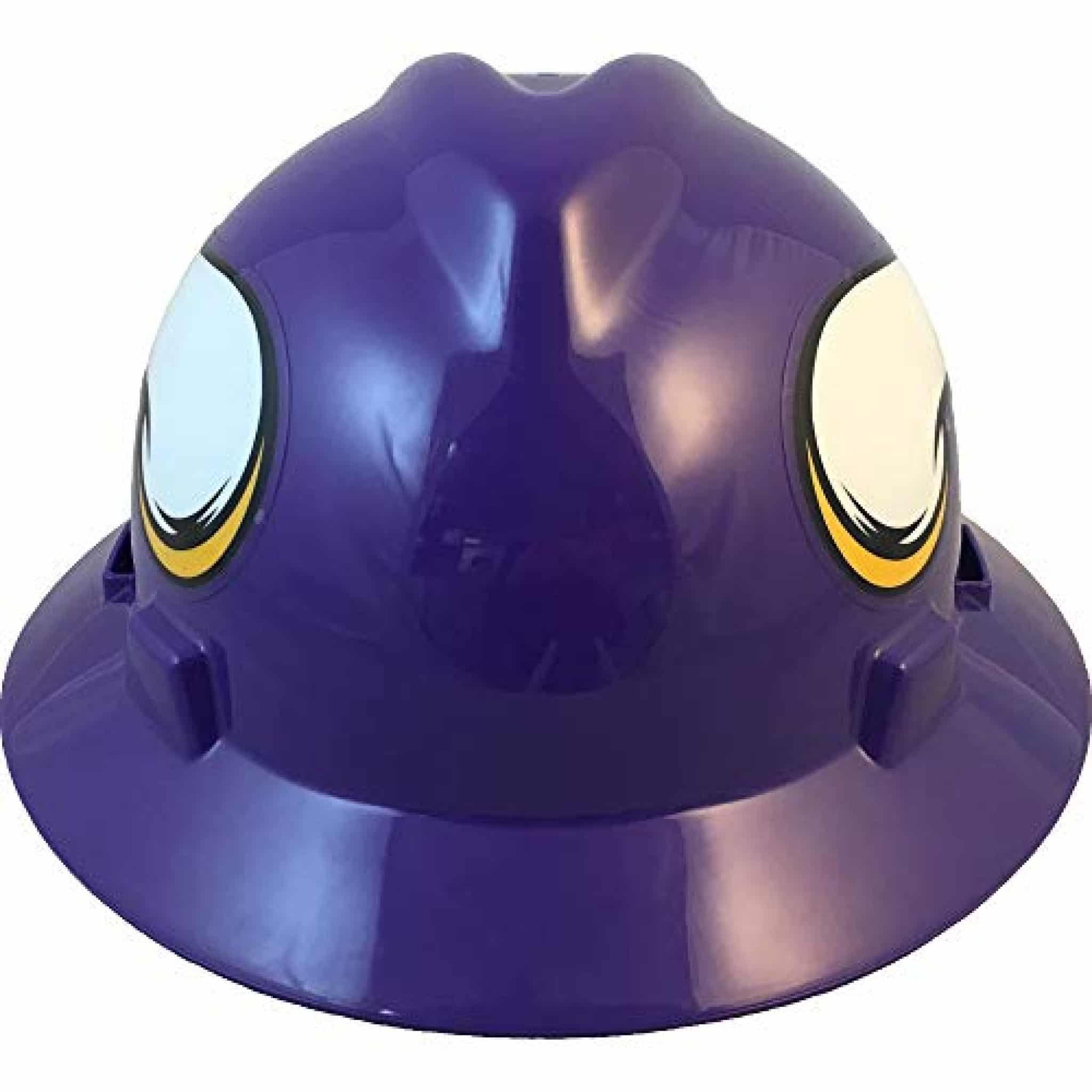 MSA 10194772 NFL V-Gard Full Brim Hard Hat, Minnesota Vikings | Sports