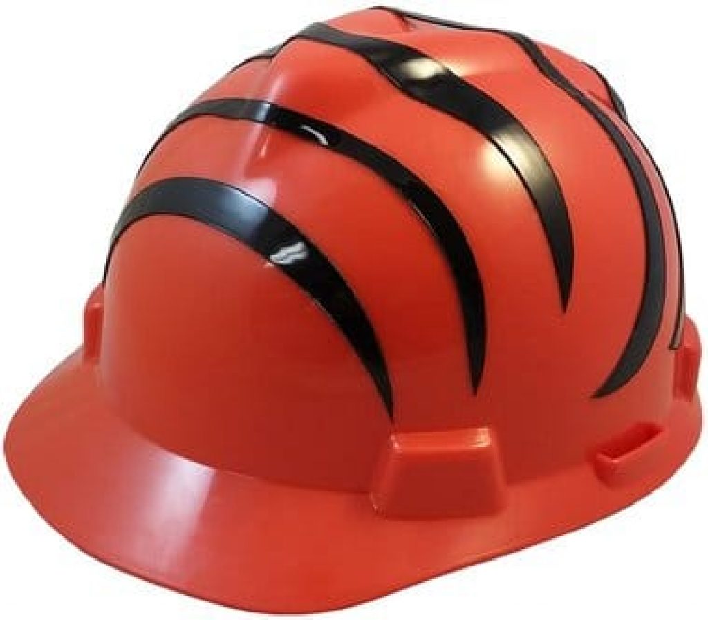 Cincinnati Bengals Hard Hat • Adjustable Suspension Sports