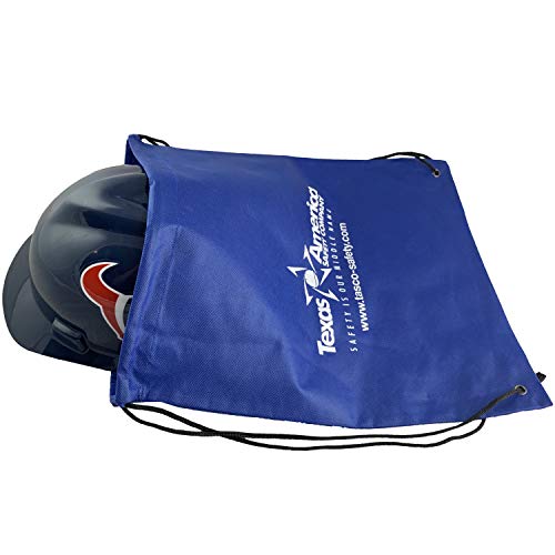 MSA NFL Team Safety Helmets with One-Touch Adjustable Suspension and Hard Hat Tote - Houston Texans