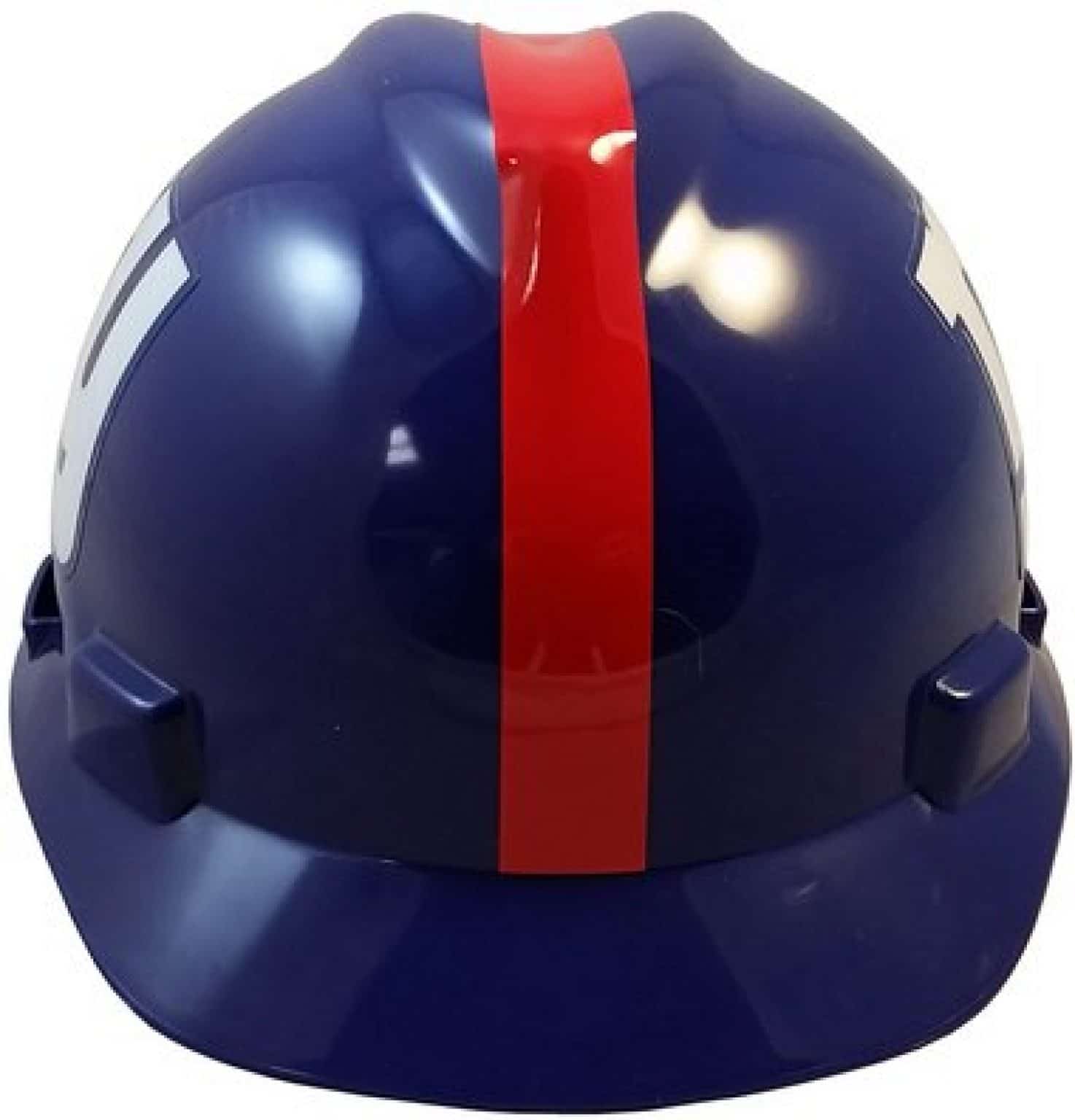 MSA NFL Team Safety Hard Hats with Staz On Suspension Suspension