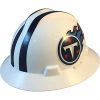 MSA 10194813 NFL V-Gard Full Brim Hard Hat, Tennessee Titans