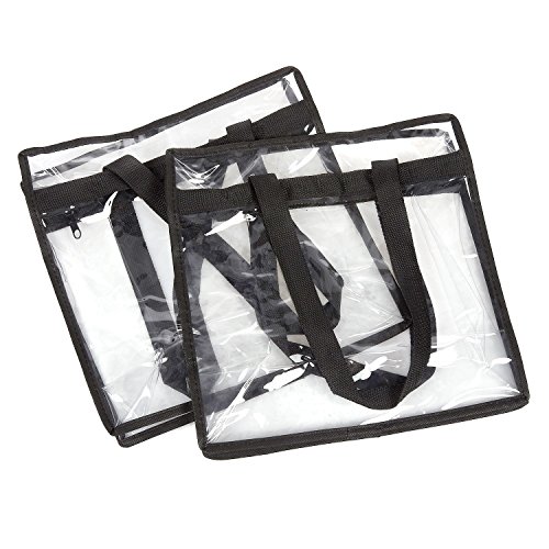 Stadium Approved Clear Tote Bags (2 Pack)