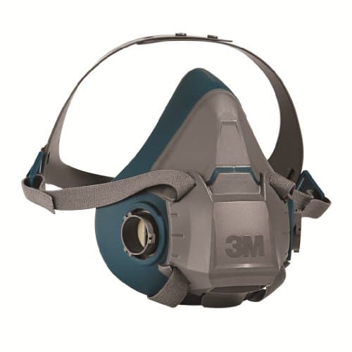3M Rugged Comfort Half Facepiece Reusable Respirator 6503/49491, Cool Flow Valve, Silicone, Welding, Sanding, Cleaning, Grinding, Assembly, Machine Operations, Large