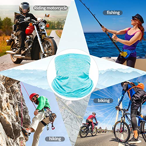 Achiou Neck Gaiter Face Mask Scarf Dust Sun Protection Cool Lightweight Windproof, Breathable Fishing Hiking Running Cycling