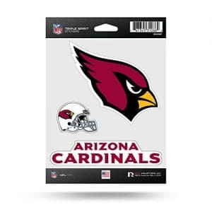Arizona Cardinals Die Cut 3-Piece Sticker Sheet