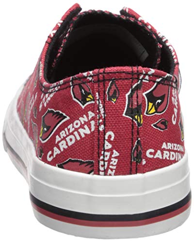 Arizona Cardinals Women's Low Top Canvas Sneakers