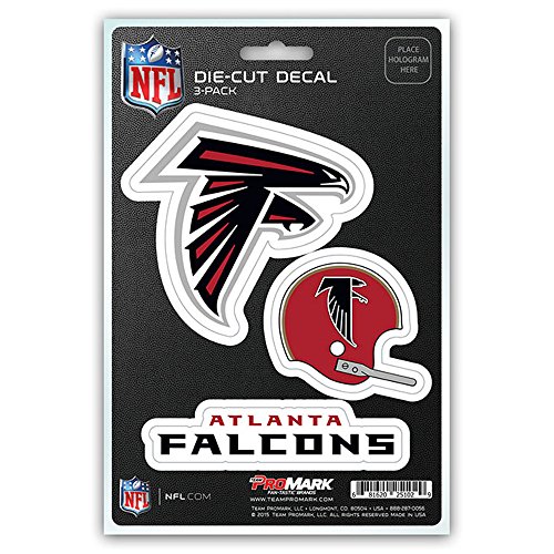 Atlanta Falcons 3-Pack Decal Set