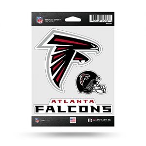 Atlanta Falcons Die Cut 3-Piece Sticker Sheet
