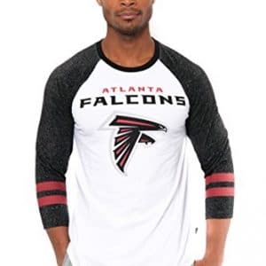 Atlanta Falcons Men's 3/4 Long Sleeve Tee Shirt