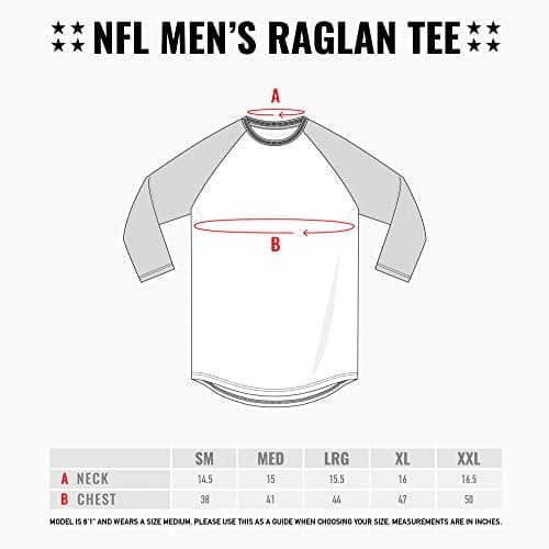 Atlanta Falcons Men's 3/4 Long Sleeve Tee Shirt