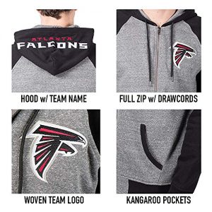 Atlanta Falcons Men's Full Zipper Hoodie