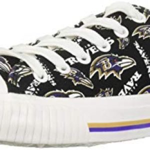 Baltimore Ravens Women's Low Canvas Sneaker