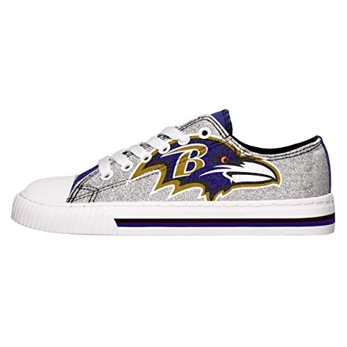 Baltimore Ravens Women's NFL Low Top Sneakers