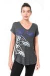 Baltimore Ravens Women's Soft V-Neck Tee Shirt