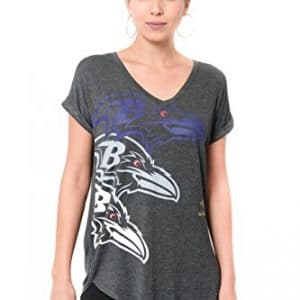 Baltimore Ravens Women's Soft V-Neck Tee Shirt