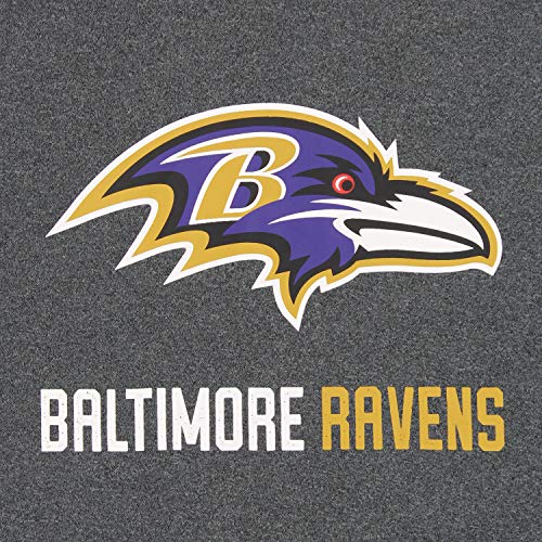 Baltimore Ravens Zubaz Heather Grey Fleece Hoodie