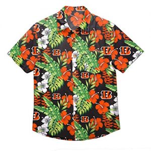 Cincinnati Bengals Hawaiian Button Up Shirt