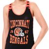 Cincinnati Bengals Women's Striped Tank Top