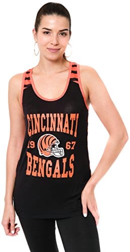 Cincinnati Bengals Women's Striped Tank Top