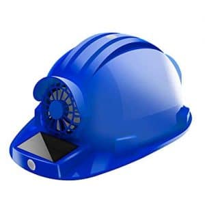 Hard Hat with Solar Powered Fan and Lighting Lamp