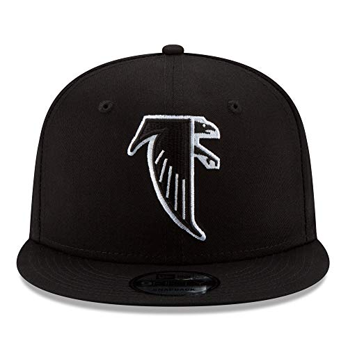 New Era Men's Black Atlanta Falcons Throwback 9FIFTY Adjustable Snapback Hat