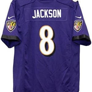 Nike Lamar Jackson Baltimore Ravens Youth Boys Game Jersey - Purple
