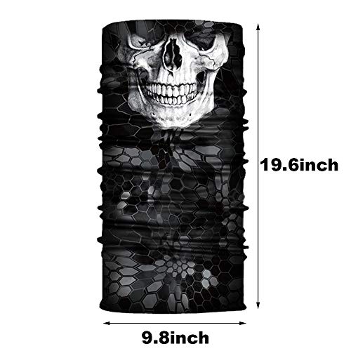 NTBOKW Neck Gaiter Face Mask for Men Women Bandana Face Mask Headband Headwear Gaiter Mask Multifunctional Headwear Seamless Face Cover Scarf Mask Breathable for Outdoor Windproof Sun Dust