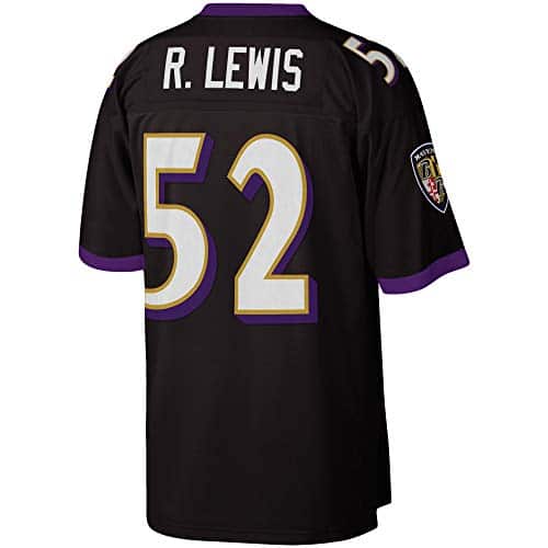 Ray Lewis Baltimore Ravens Throwback 2004 Black Replica Jersey