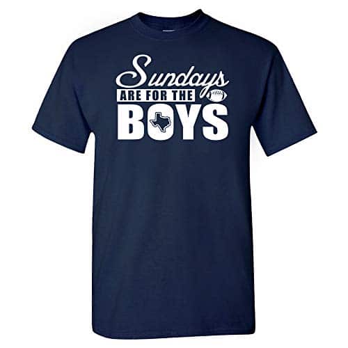 Sundays are for The Boys Dallas Cowboys Blue T Shirt