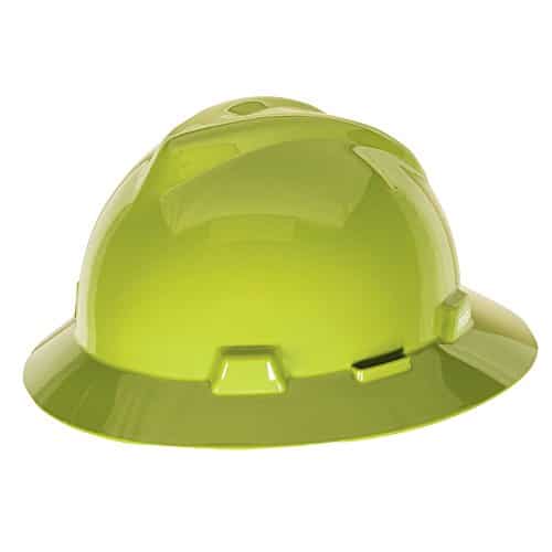 V-Gard Full-Brim Hard Hat (Hi-Viz Yellow-Green)
