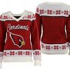 Women's Arizona Cardinals Big Logo V-Neck Sweater