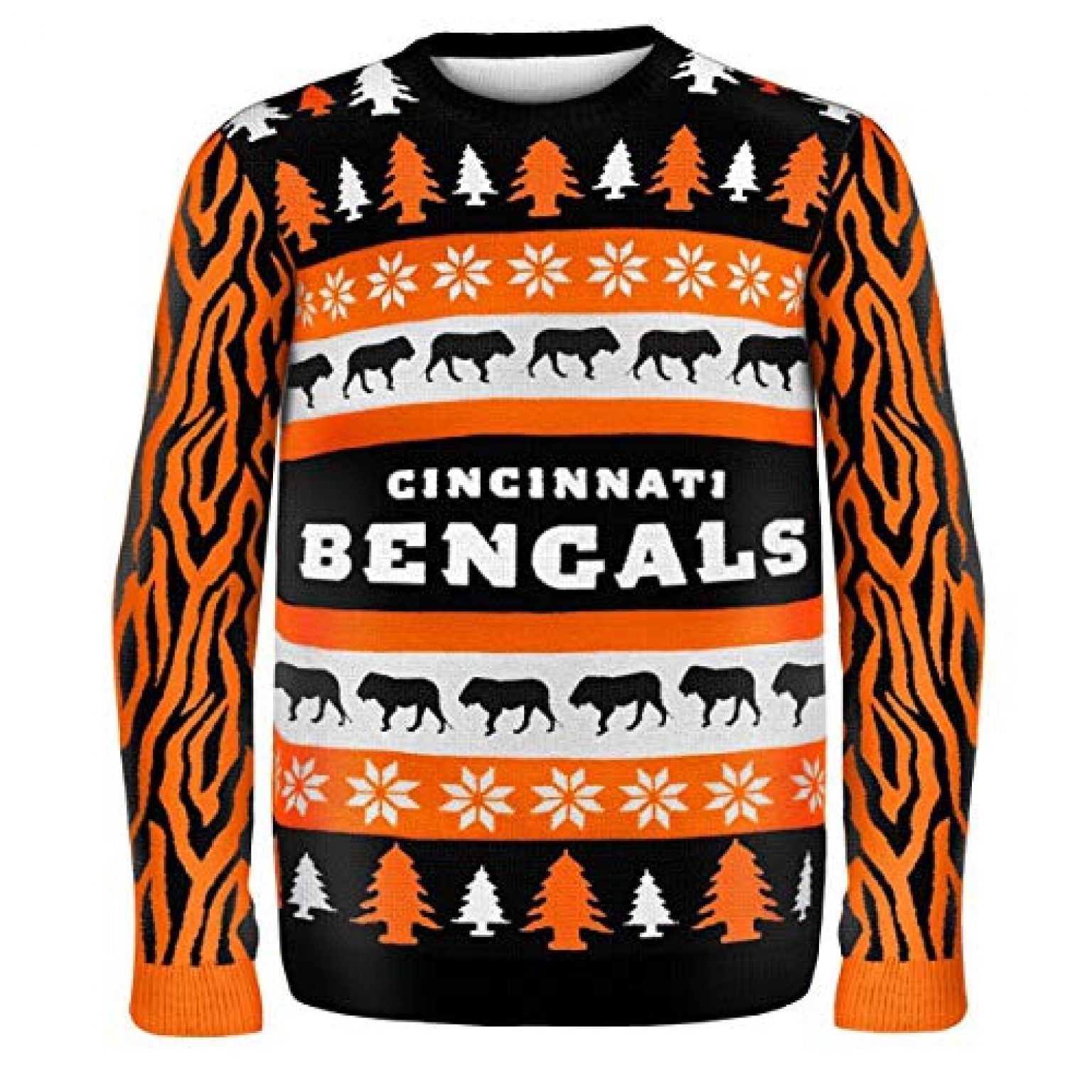 Wordmark Cincinnati Bengals Ugly Sweater Sports Hard Hats