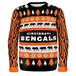 Wordmark Cincinnati Bengals Ugly Sweater