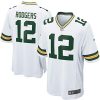 Aaron Rodgers Green Bay Packers Youth Size 8-20 White Road Jersey