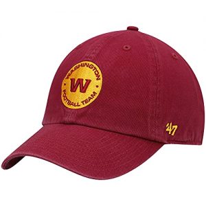 Burgundy Washington Football Team Adjustable Hat