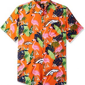 Button-Up Denver Broncos Party Shirt