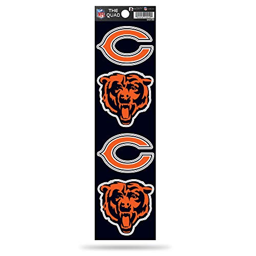 Chicago Bears 4-Piece Sticker Sheet