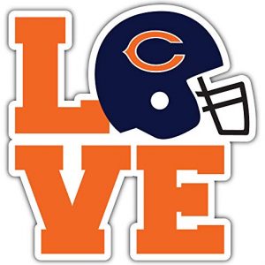 Chicago Bears "Chicago Love" Bumper Sticker