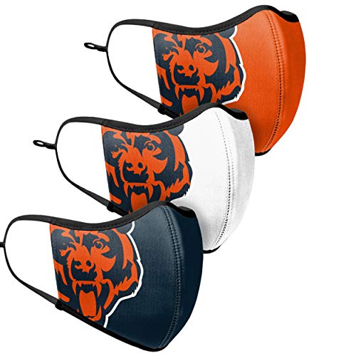 Chicago Bears Face Mask 3-Pack