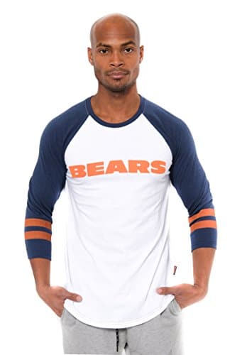 Chicago Bears Raglan Baseball T-Shirt