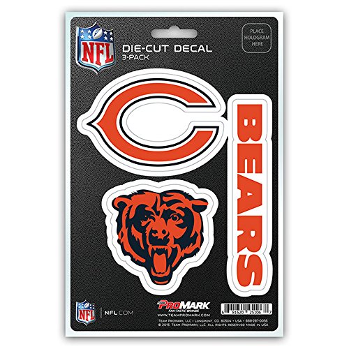 Chicago Bears Sticker Set 3-Pack