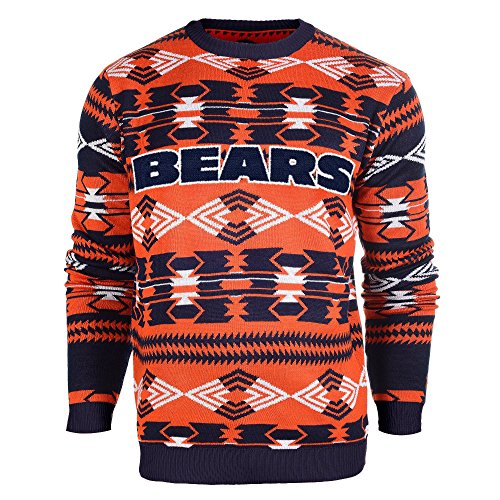 Chicago Bears Ugly Sweater Aztec Pattern