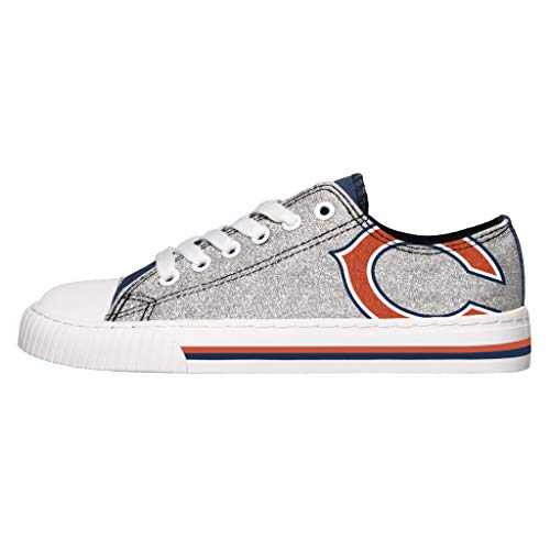 Chicago Bears Women's Low Top Canvas Sneakers